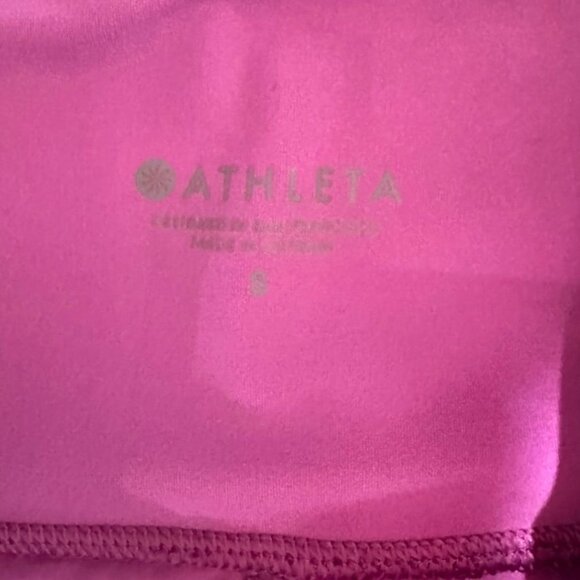 Athleta Cropped Leggings Pink Size Small - Picture 3 of 8